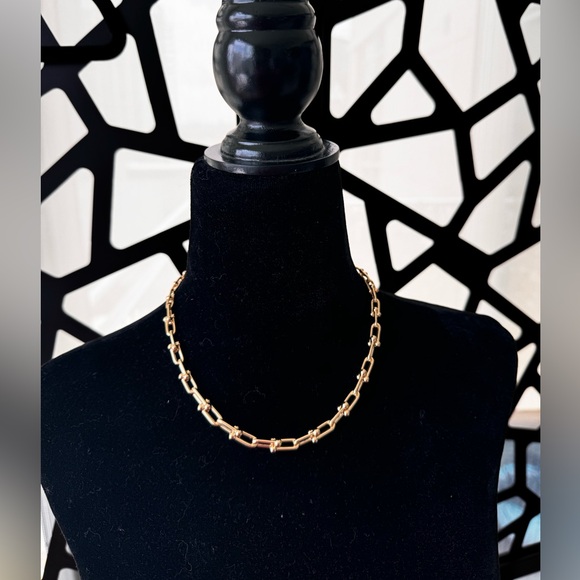 House of Harlow 1960 Gold Chain Atom Molecule Necklace - Picture 3 of 9